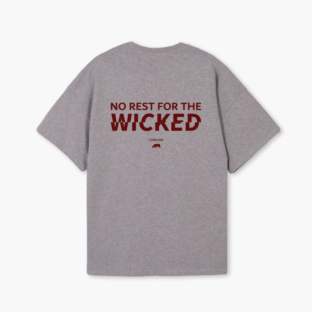 Oversized T-shirt | Grey Marl | 100% Organic Cotton Made in Oversized T-shirt | Grey Marl | 100% Organic Cotton Made in